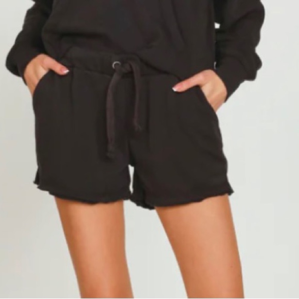 Vintage Havana soft shorts elastic waist with tie